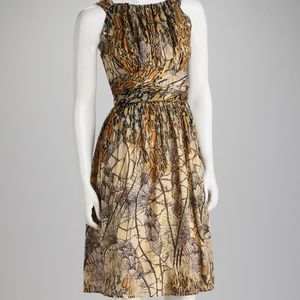 Chaudry Driftwood Pleated Dress